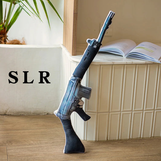 Creative PUBG Game Props Gun Plush Toy Soft Stuffed Pillow Doll Air Drop Box Fun and Creative Gift for Friend Children Kids Boy