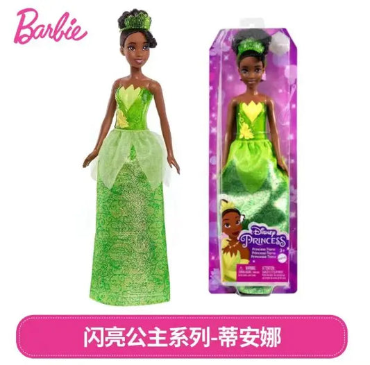 Authentic Barbie Shiny Princess Series Jointed Mini Doll Collectible Toy Perfect Birthday Gift for Girls Playtime Fun