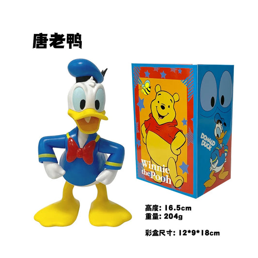 2026 New Disney Mickey Mouse Donald Duck Winnie The Pooh Goofy Action Figure Kawaii PVC Model Doll Collection Toys