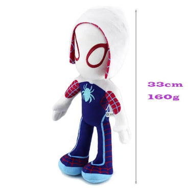 Classic Q Version Spider Plush Toy Anime Doll Marvel Super Hero Stuffed Figure Soft Cuddly Toy for Boys Girls Easter