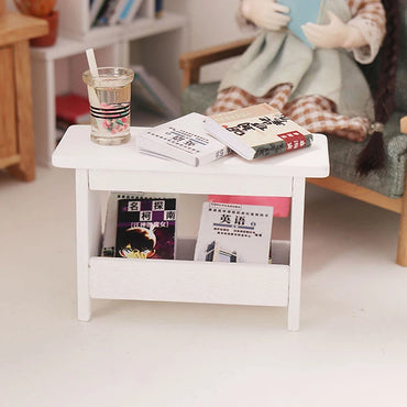 1pc 1:12 Dollhouse Miniature Wooden Desk Table Model Computer Desk Doll House Furniture Toys Accessory Kid Gift Кукольный Домик