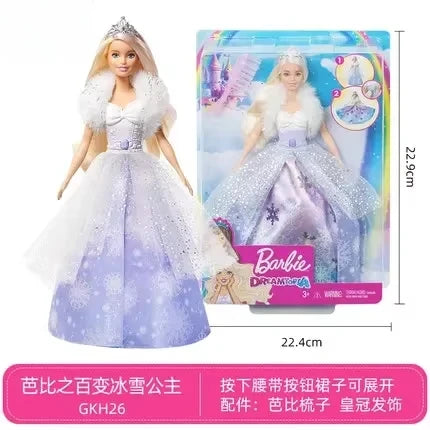 Genuine Barbie Fashionista Dolls Violin set Wedding dress Princess Toys for Girls Assortment Bonecas Barbie Doll Birthday Gifts