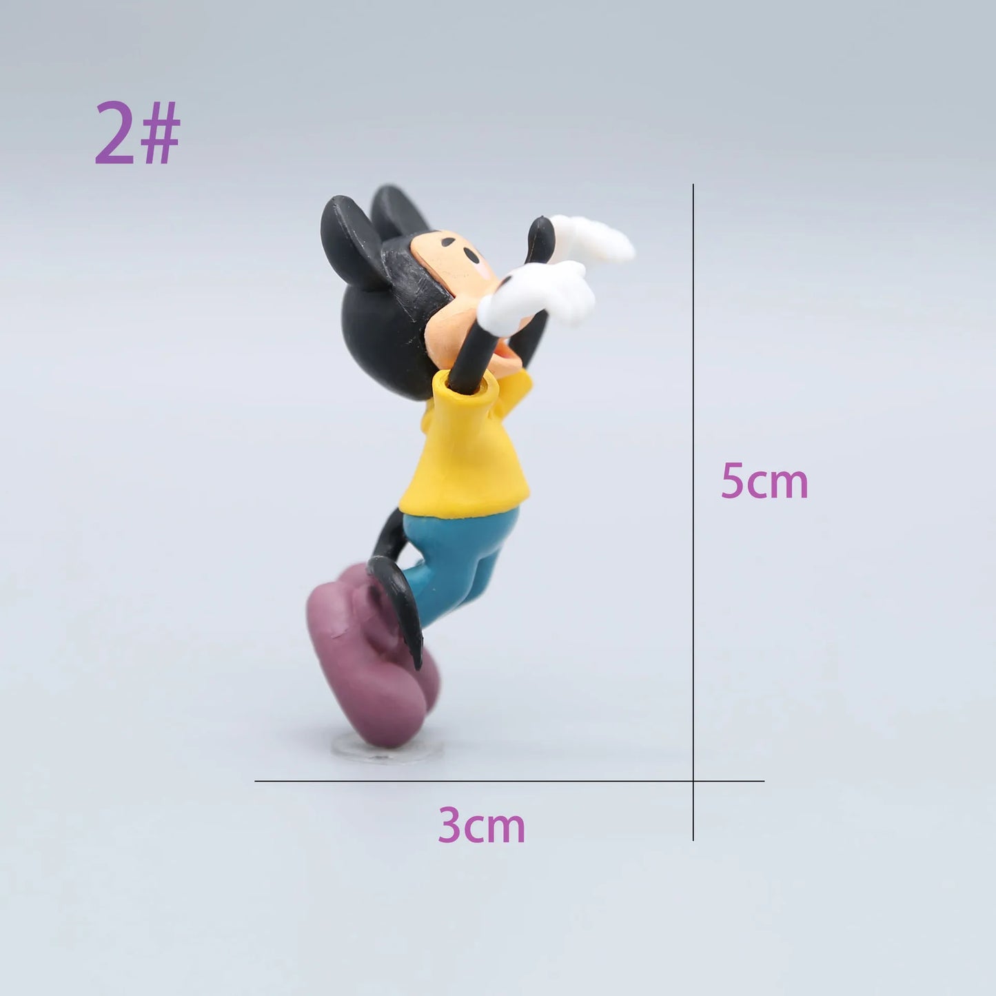 New Anime Disney Mickey Mouse Figure Action Figurine Cartoon Decoration Funny GK Model Collectibl Room Decoration Surprise Gifts