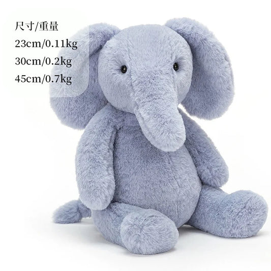 23cm Kawaii Animals Elephant Bear Dinosaur Soft Plush Dolls Stuffed Panda Pig Plushie Baby Toys Gifts For Children