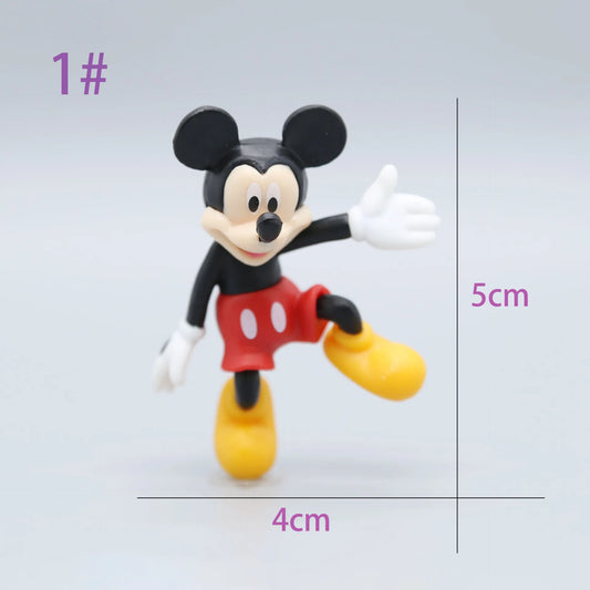 New Anime Disney Mickey Mouse Figure Action Figurine Cartoon Decoration Funny GK Model Collectibl Room Decoration Surprise Gifts