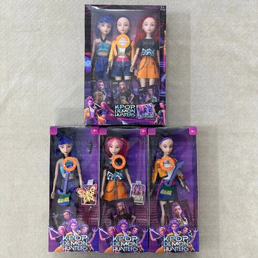 2026 Hot NEW KPop Demon Hunters Rumi Mira Zoey Anime Figure Set - Cute Cosplay Dolls Action Figures - Birthday Gift for Kids
