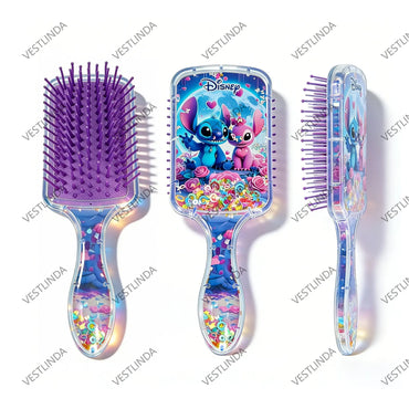 Cartoon Stitch Series Comb Hair Disney Animation Stitch Air Cushion Portable Massage Combs Household Fashion Girl Holiday Gifts
