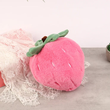 Super Soft Strawberry Pillow Toy Creative Lightweight Cute Strawberry Pillow Doll Home Decorative Doll Ornaments for Girls Gift