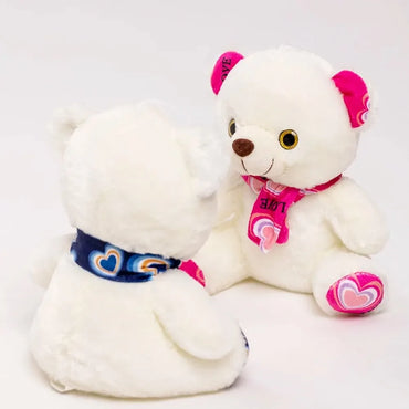 Cute Bear Plush Toy Stuffed Teddy Bear with Scarf Soft Doll Kids Toys Birthday Gift