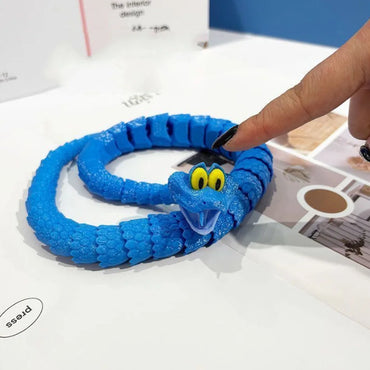 Disney Hot Toys "Zootopia 2" 68cm Gary Snake Articulated Simulation Toy Snake, 3d Printed Snake Gary Model, Children'S Gift