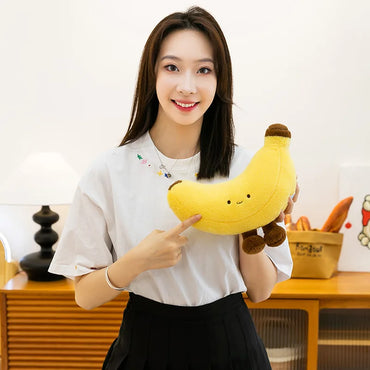 Simulated Fruit Doll Fun Long Leg Banana Children's Doll Pillow Soft and Comfortable Funny Doll Gift