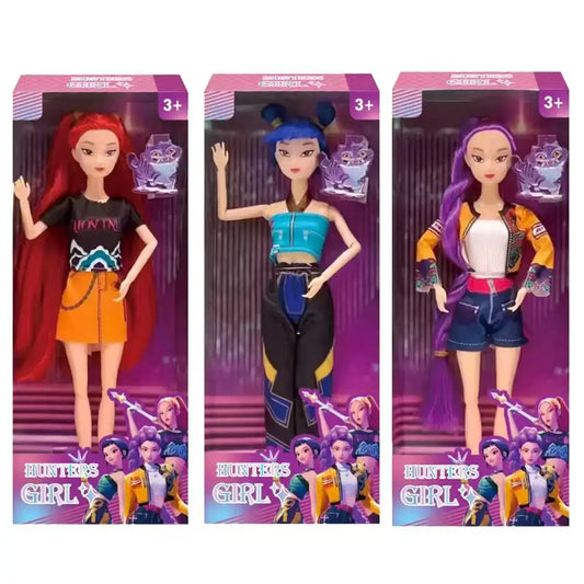 2026 Hot Music Style KPop Anime Figure Rumi Mira Zoey Action Figure Cosplay Doll Cute Gift for Kids Birthday Gifts