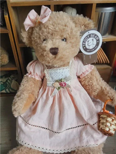 1pc 45cm cute Teddy Bear Plush Toys Stuffed Animal Doll Teddy Bear with clothes kidz children gifts girl christmas presents
