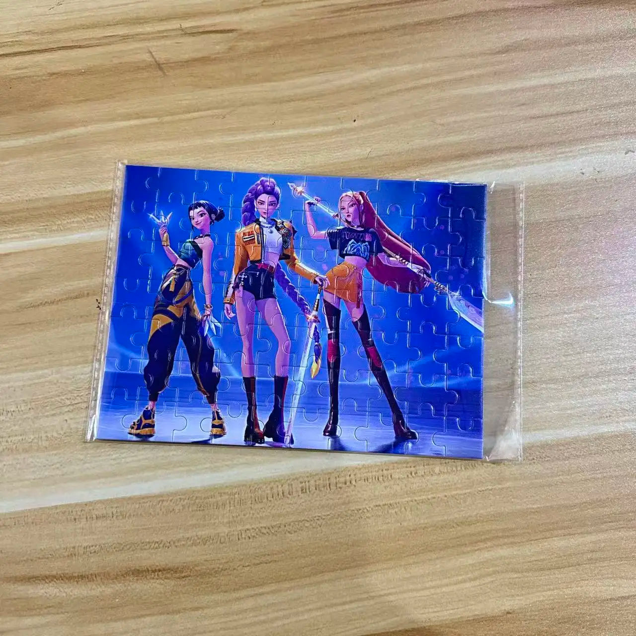 Anime peripheral KPop Devil Hunter puzzle game KPop Devil Hunter Rumi Mila Zoe puzzle model toy