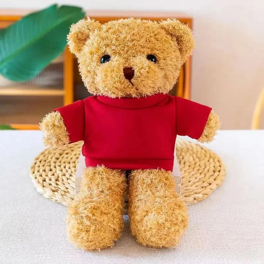 Teddy Bear Plush Doll Activity Gift Customizable Logo Small Bear Toy Stuffed Animal Soft PP Cotton Filling Made in China