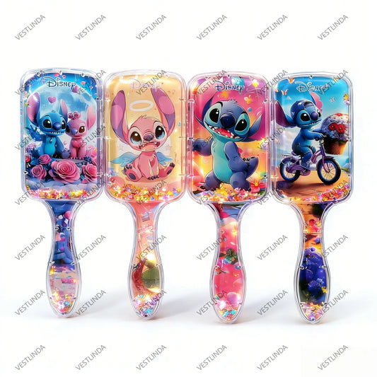 Cartoon Stitch Series Comb Hair Disney Animation Stitch Air Cushion Portable Massage Combs Household Fashion Girl Holiday Gifts