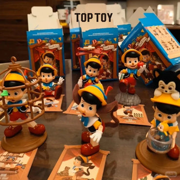 TOP TOY Disney Pinocchio Growth Diary Series Blind Box Animation Desktop Ornaments Cute Children's Toys Figures Birthday Gifts
