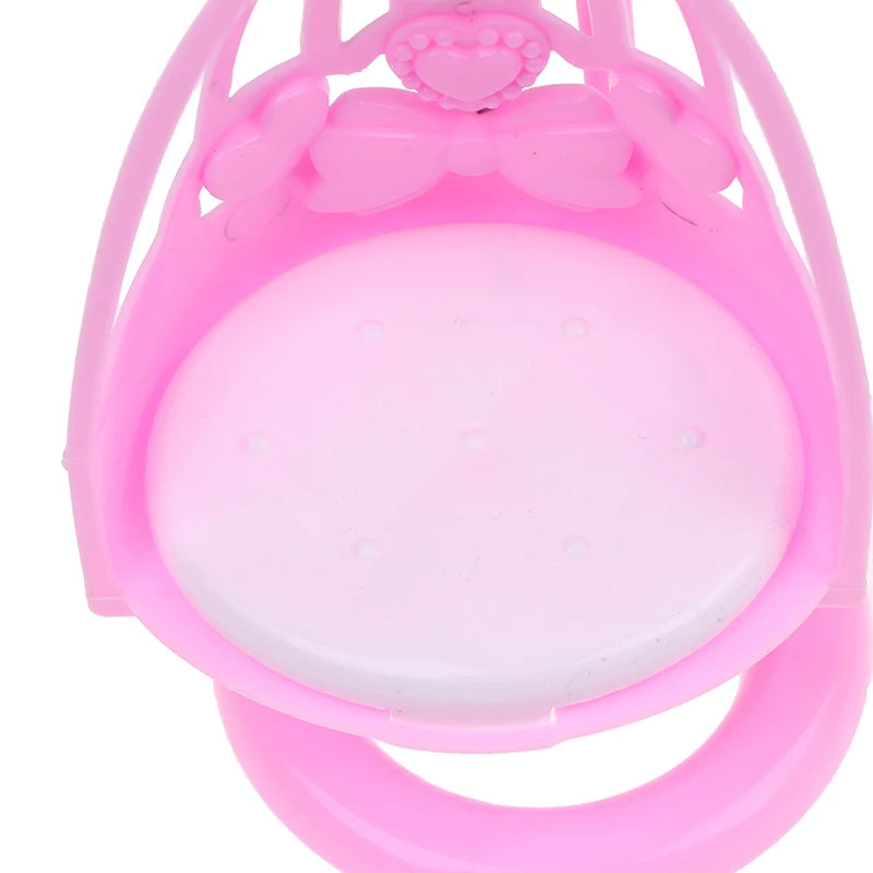 Dollhouse Swing Chair For Girl Doll Miniature Plastic Furniture Toys Doll House Decor