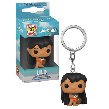 FUNKO POP Disney ELVIS STITCH IN BATHTUB Summer STITCH 626 Keychain Toy TIKI STITCH LILO Vinyl Figure Pocket Pop Keyring Toys