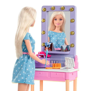 Barbie Big City Big Dream Malibu Backstage Dressing Room Social Toy Dolls for Girls Accessories Interaction Play House Gift