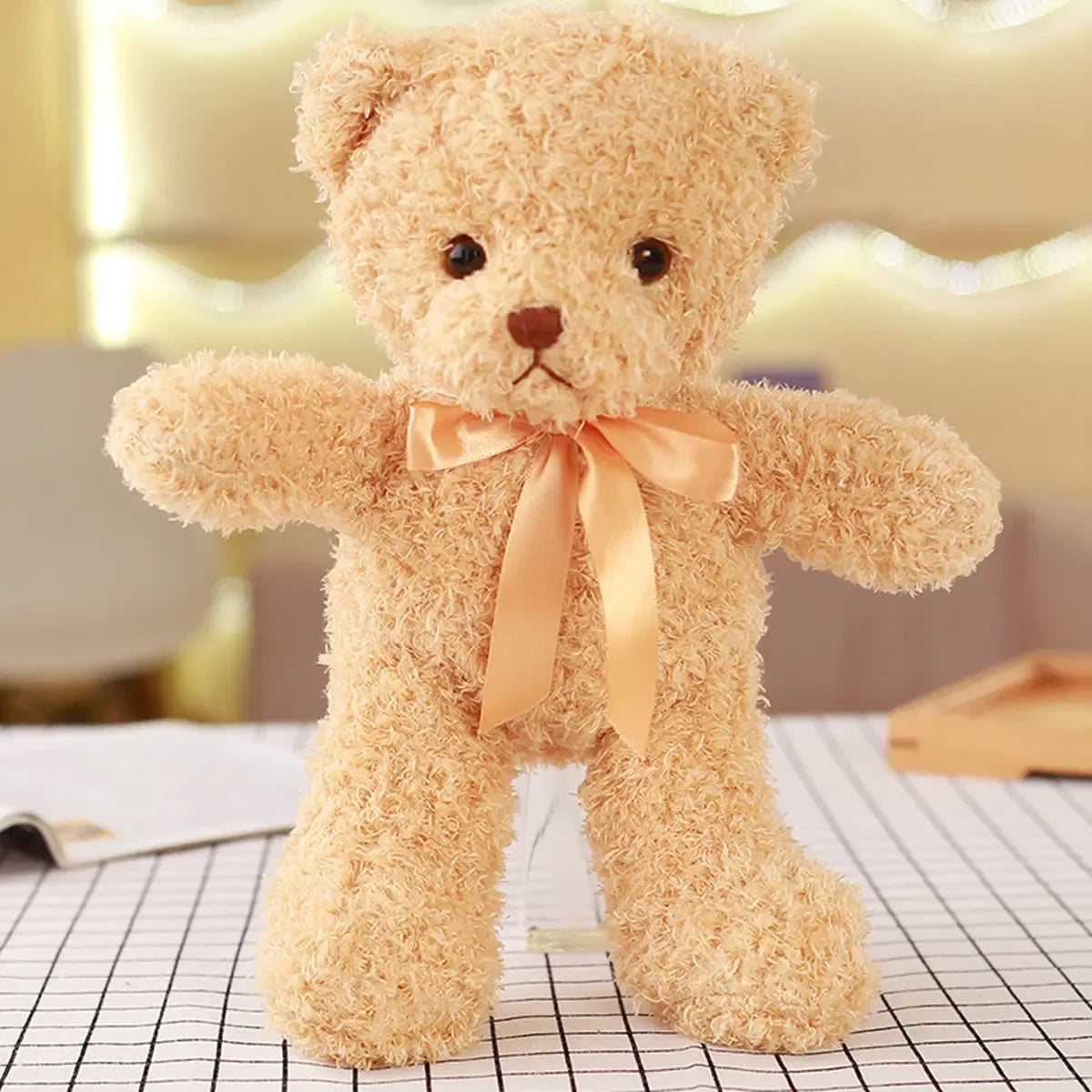 New Bear Plush Toy Lovely Bear Stuffed Soft Animal Dolls Kids Toy Wedding Birthday Gift For Girlfriend Lover