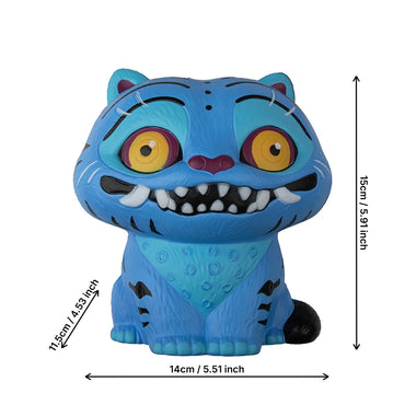 Kpop Demon Hunters Officially Licensed Squishy Toy Blue Cat Soft Collectible Stress Relief Gift For Home Decor And Fans 1Pc