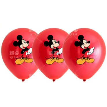 3/6/18pcs Disney Mickey Mouse Clubhouse 12 Inch Balloon Set,latex Balloons,for Children's Festival Parties,party Decorations