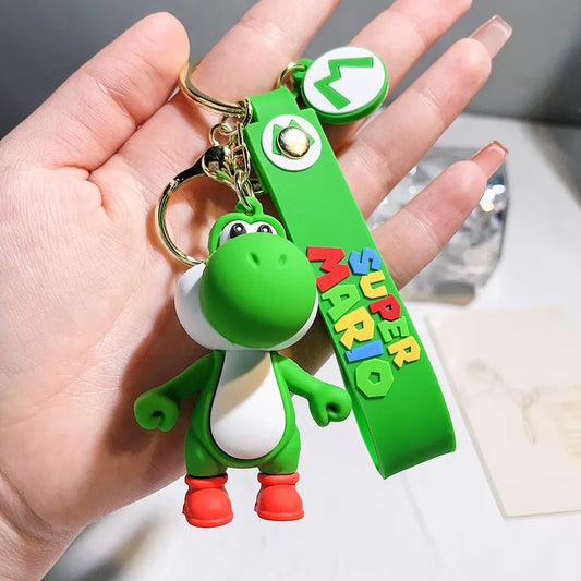 Super Mariod Keychain Mariod Bros Luigi Toad Yoshi Bowser Action Figure Model PVC Cartoon Bag Doll Toys Gift Y2k Fashion