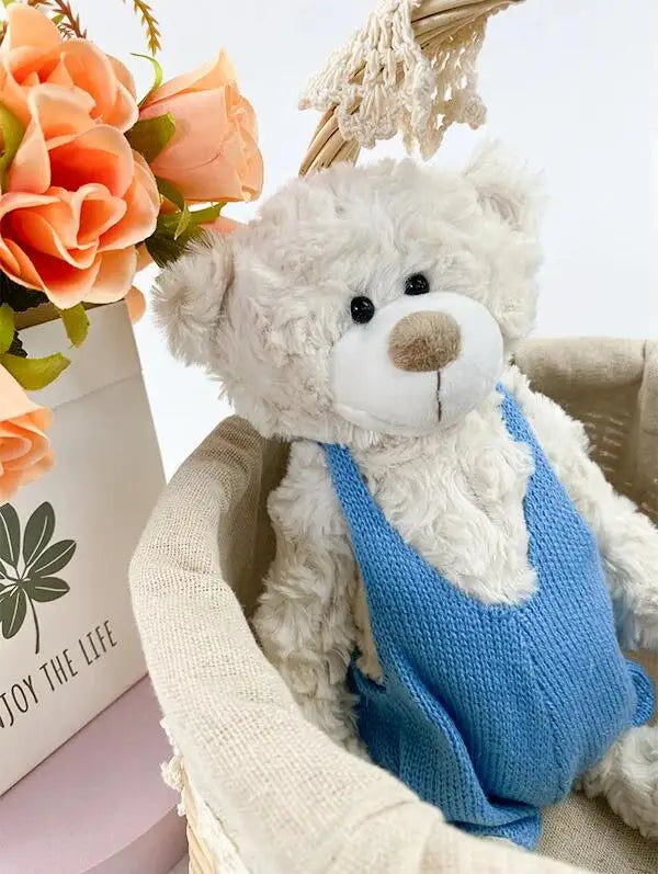 New Arrive 30.5CM Lovely Teddy Bear Plush Toys Stuffed Soft Animal With Clothes Kawaii Dolls For Children Christmas Toys Gifts