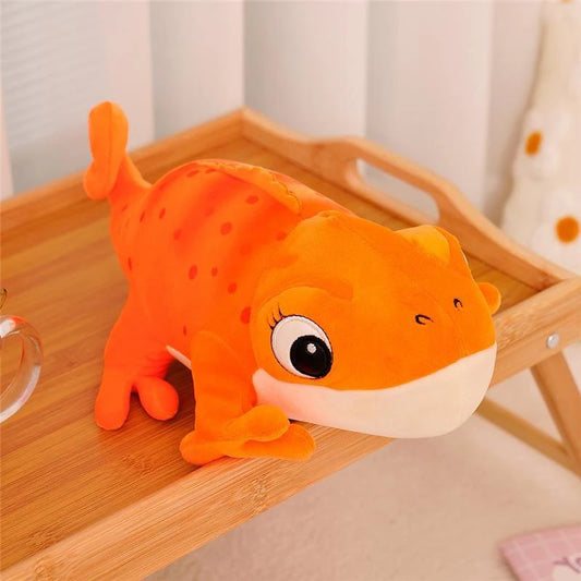 30cm Cartoon Chameleon Doll Plush Toy Pillow Reptile Stuffed Pillow Birthday Gift Toy For Children