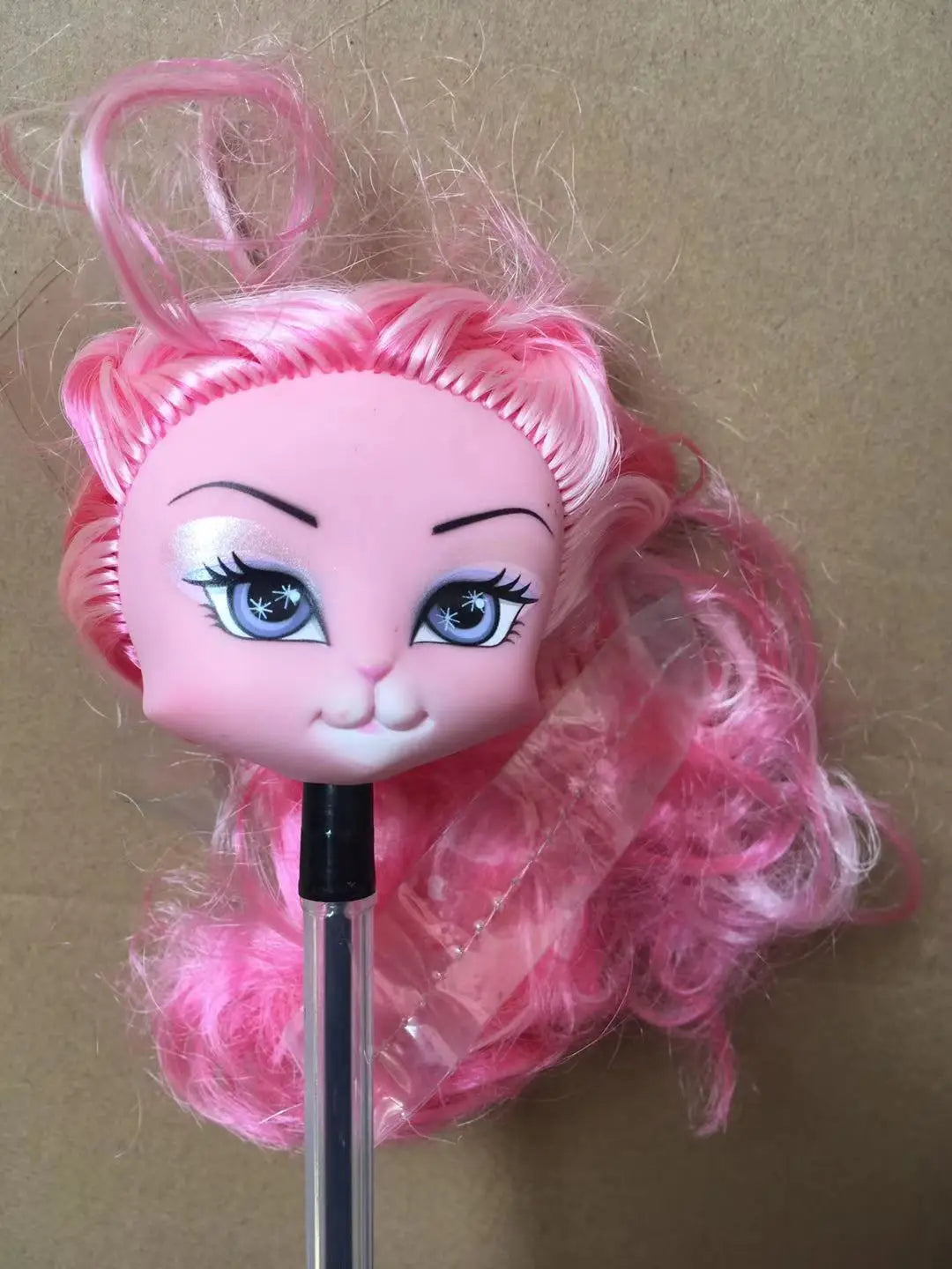 Doll Catwalk Rare Collection Doll Heads Doll Toy Parts Good Makeup Face Head Girl Dressing DIY Toy Parts Children Birthday Gift