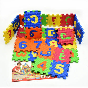 Carpet Arab Alphabet Toys Kids Baby Play Puzzle Mats Rugs Babies DIY EVA Foam Mat Toy 28PCS Arabic Language 8PCS Number