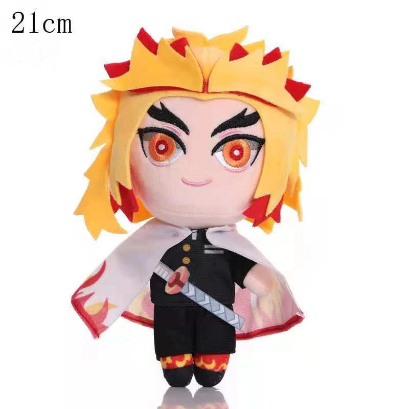 Anime Demon Slayer: Kimetsu No Yaiba Kamado Tanjirou Cosplay Plush Doll Pillow Kawaii Stuffed Toy Children’S Gift