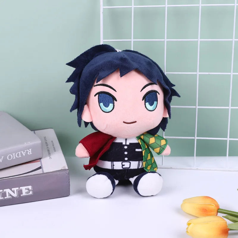 Anime Demon Slayer: Kimetsu No Yaiba Kamado Tanjirou Cosplay Plush Doll Pillow Kawaii Stuffed Toy Children’S Gift