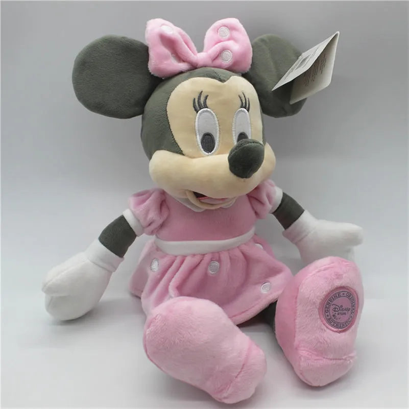 35cm Disney Classic Retro Mickey Mouse And Minnie Mouse Plush Toys Stuffed Soft Doll For Children Birthday Gift