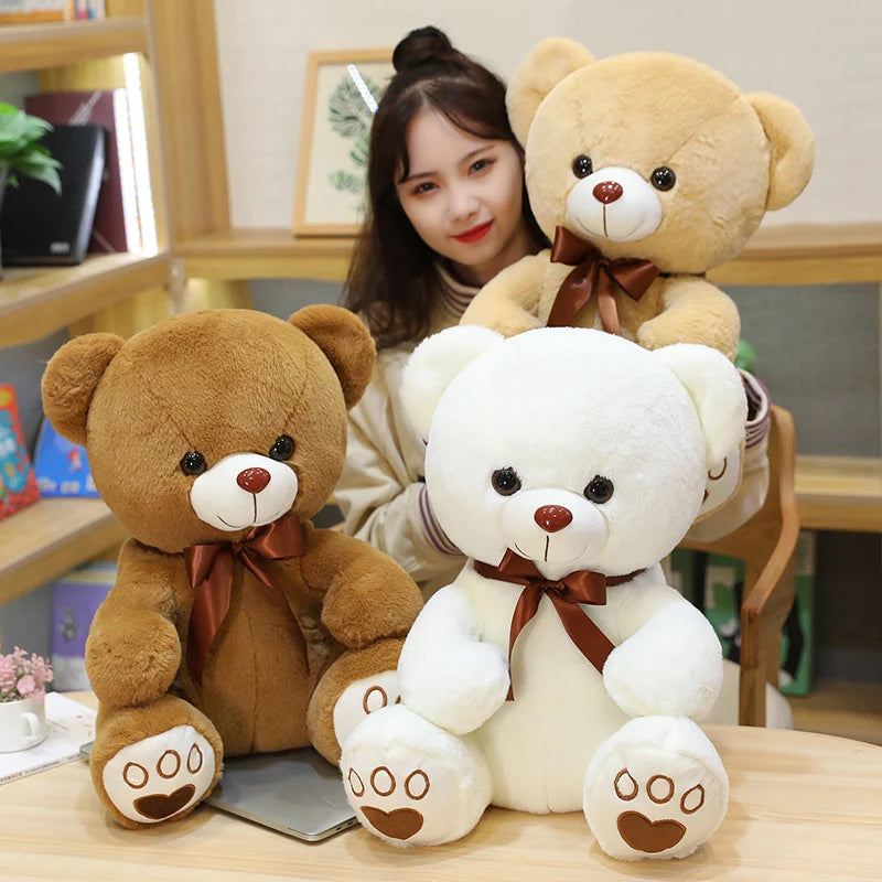 High Quality Toy Cute Cartoon Big Teddy Bear Plush Toys 35/50/65cm Stuffed Plush Animals Bear Doll Birthday Gift For Children