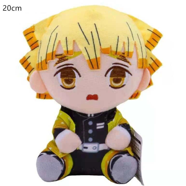 Anime Demon Slayer: Kimetsu No Yaiba Kamado Tanjirou Cosplay Plush Doll Pillow Kawaii Stuffed Toy Children’S Gift