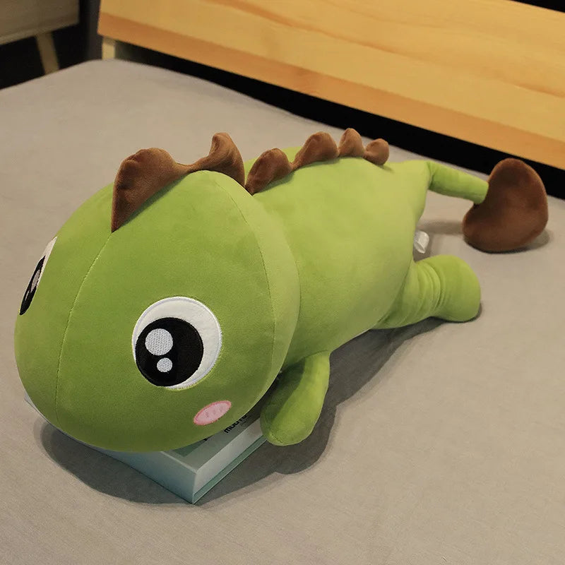 60CM Long Dinosaur Plush Toys Lovely Soft Anime Animal Dinosaur Stuffed Kawaii Room Decor Doll Pillow Toy For Kids Girl Gifts