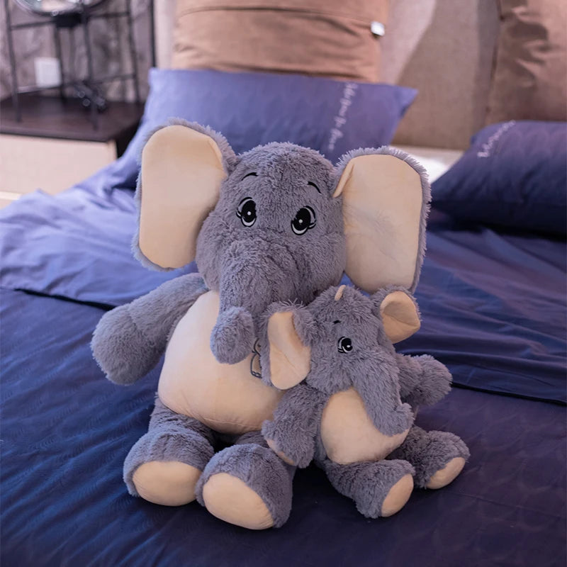 38-98cm Giant Plush Elephant Appease Doll Stuffed Big Happy Ears Animal Toys for Friend Soft Bed Pillow Cushion lover Gift