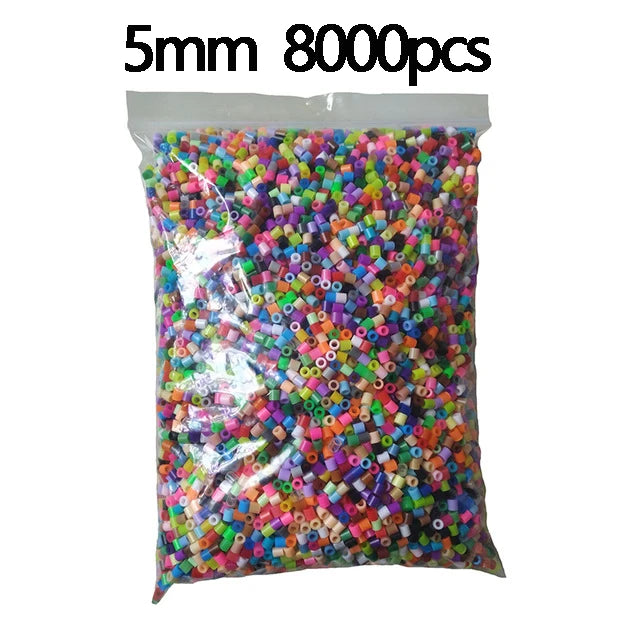 5mm beads 24/48/36box packing Hama beads Education Toys Iron beads handmaking perler Fuse beads diy toy