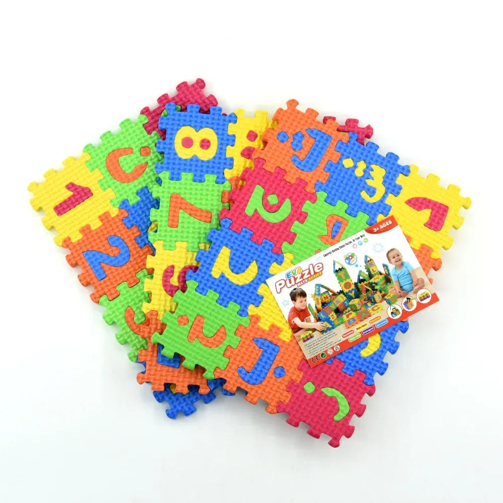 Carpet Arab Alphabet Toys Kids Baby Play Puzzle Mats Rugs Babies DIY EVA Foam Mat Toy 28PCS Arabic Language 8PCS Number