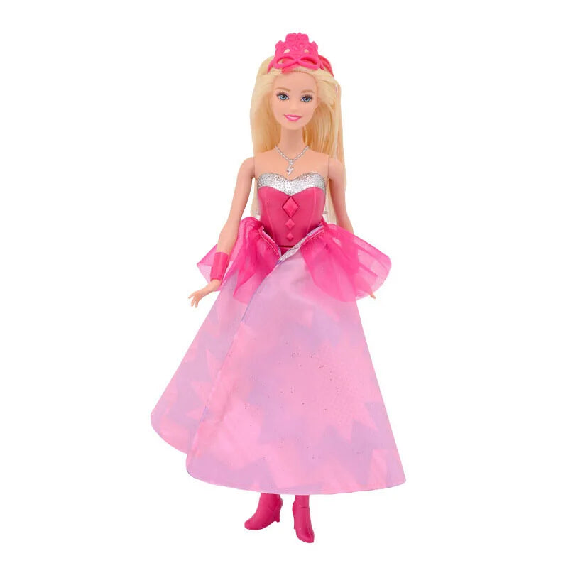 Original Barbie Dolls Holiday Pink Fashion Princess Hero Extraordinary Magical Transformation Handsome Toys for Girls Scene Gift