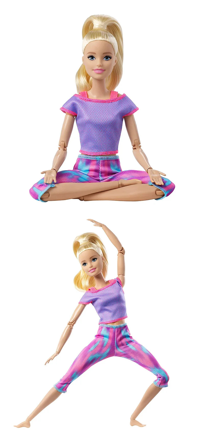 100% Original Barbie Made To Move 22 Joints Yoga Dolls for Girl Articulated Moving Joints  Kids Toys Birthday Christmas Gifts