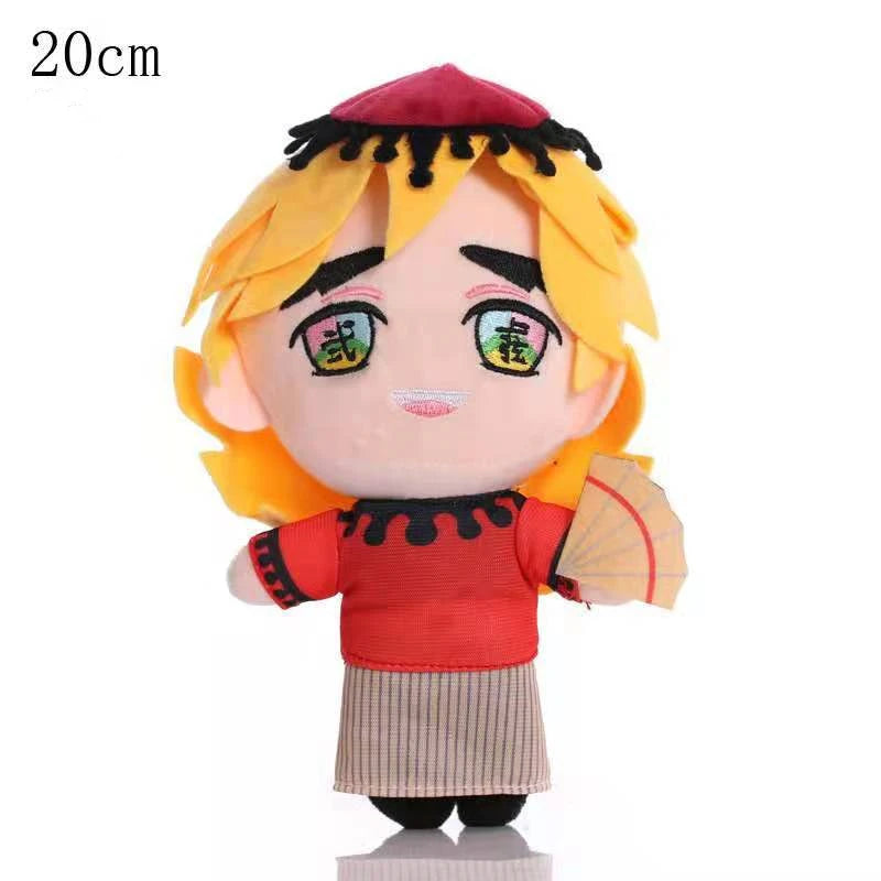 Anime Demon Slayer: Kimetsu No Yaiba Kamado Tanjirou Cosplay Plush Doll Pillow Kawaii Stuffed Toy Children’S Gift