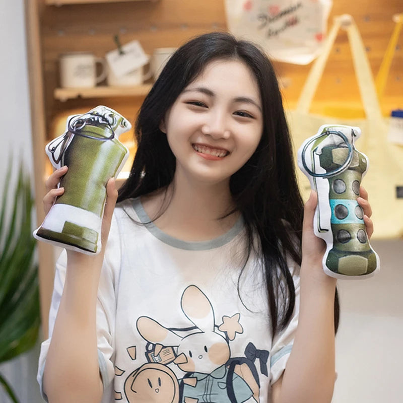 Creative PUBG Game Props Gun Plush Toy Soft Stuffed Pillow Doll Air Drop Box Fun and Creative Gift for Friend Children Kids Boy