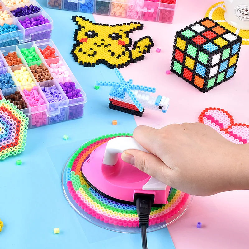 5mm beads 24/48/36box packing Hama beads Education Toys Iron beads handmaking perler Fuse beads diy toy