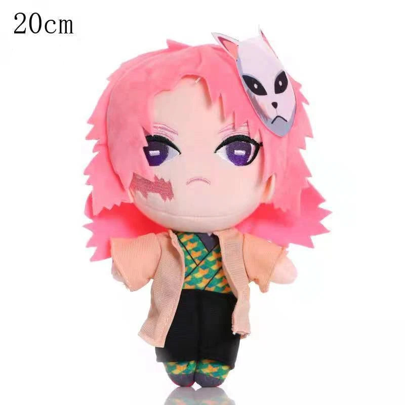 Anime Demon Slayer: Kimetsu No Yaiba Kamado Tanjirou Cosplay Plush Doll Pillow Kawaii Stuffed Toy Children’S Gift