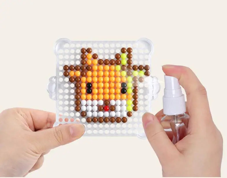300Pcs/Set 36 Colors 5mm Water Beads Spray Perler Magic Bead Educational 3D Diy Puzzles Accessories for Children Toys