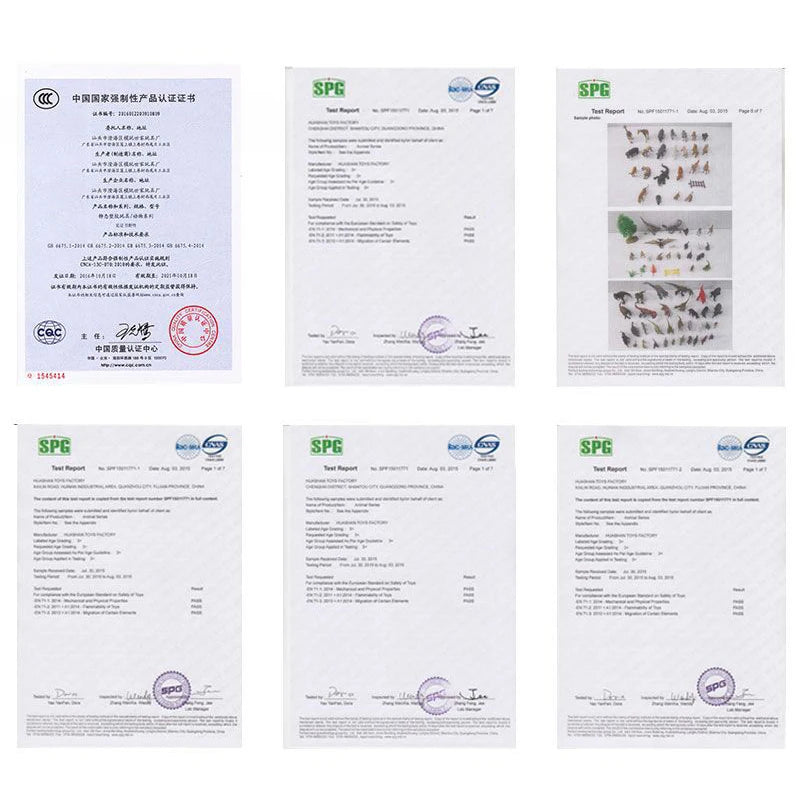 6pcs/set Simulation Wild Animal Toy Plastic Action PVC Model Horse Baby Figure Collection Doll Toy for children Educational toys