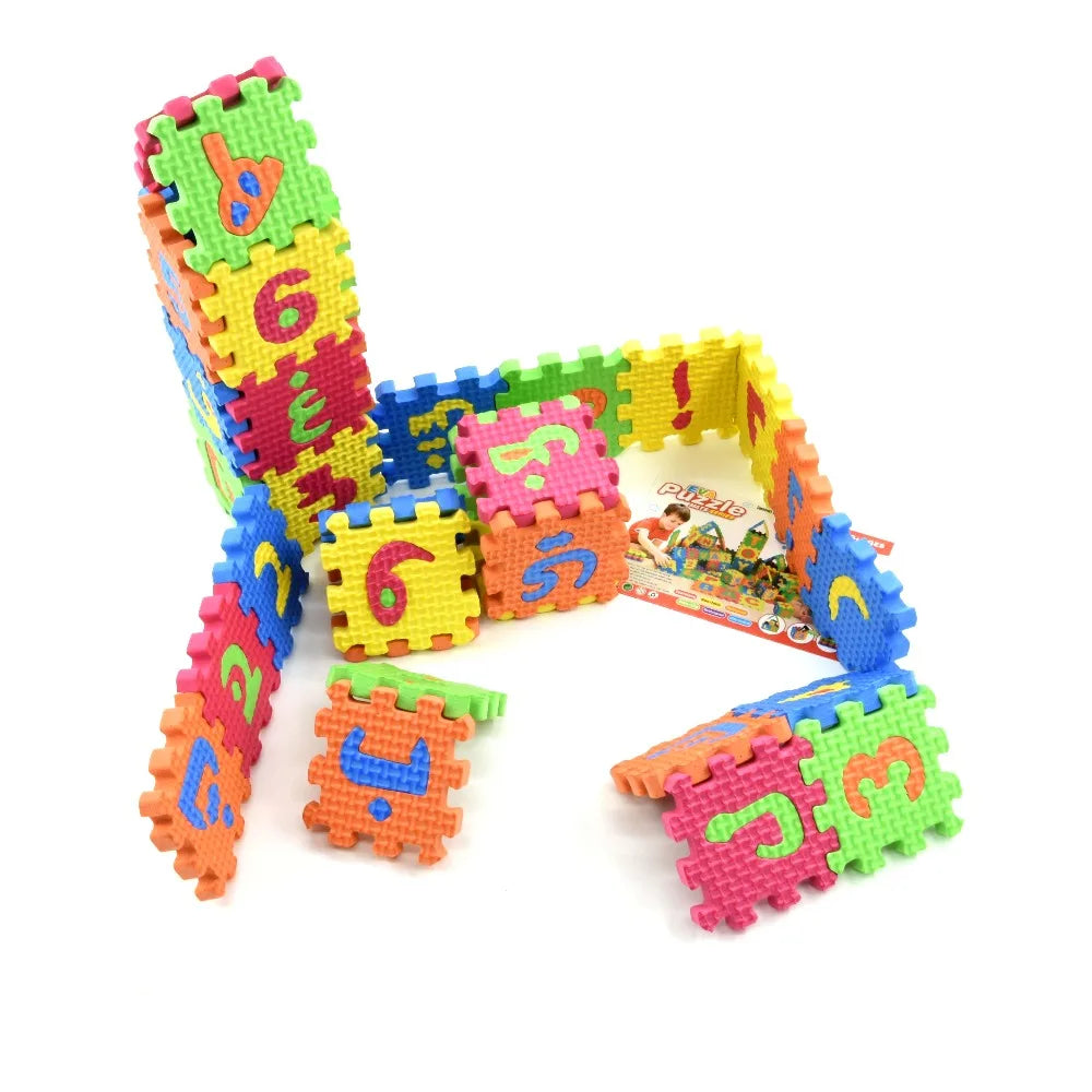 Carpet Arab Alphabet Toys Kids Baby Play Puzzle Mats Rugs Babies DIY EVA Foam Mat Toy 28PCS Arabic Language 8PCS Number